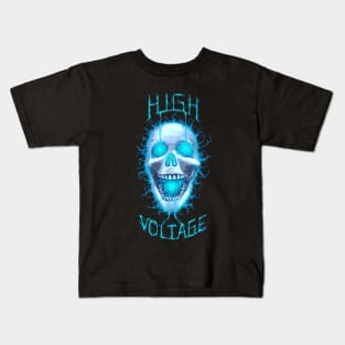 High Voltage Skull Kids T-Shirt